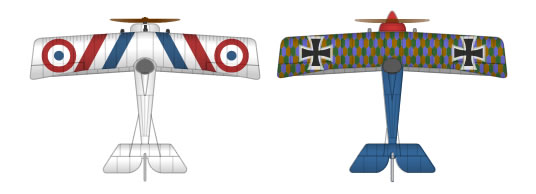 Nieuport 17 and Siemens Schuckert D.I